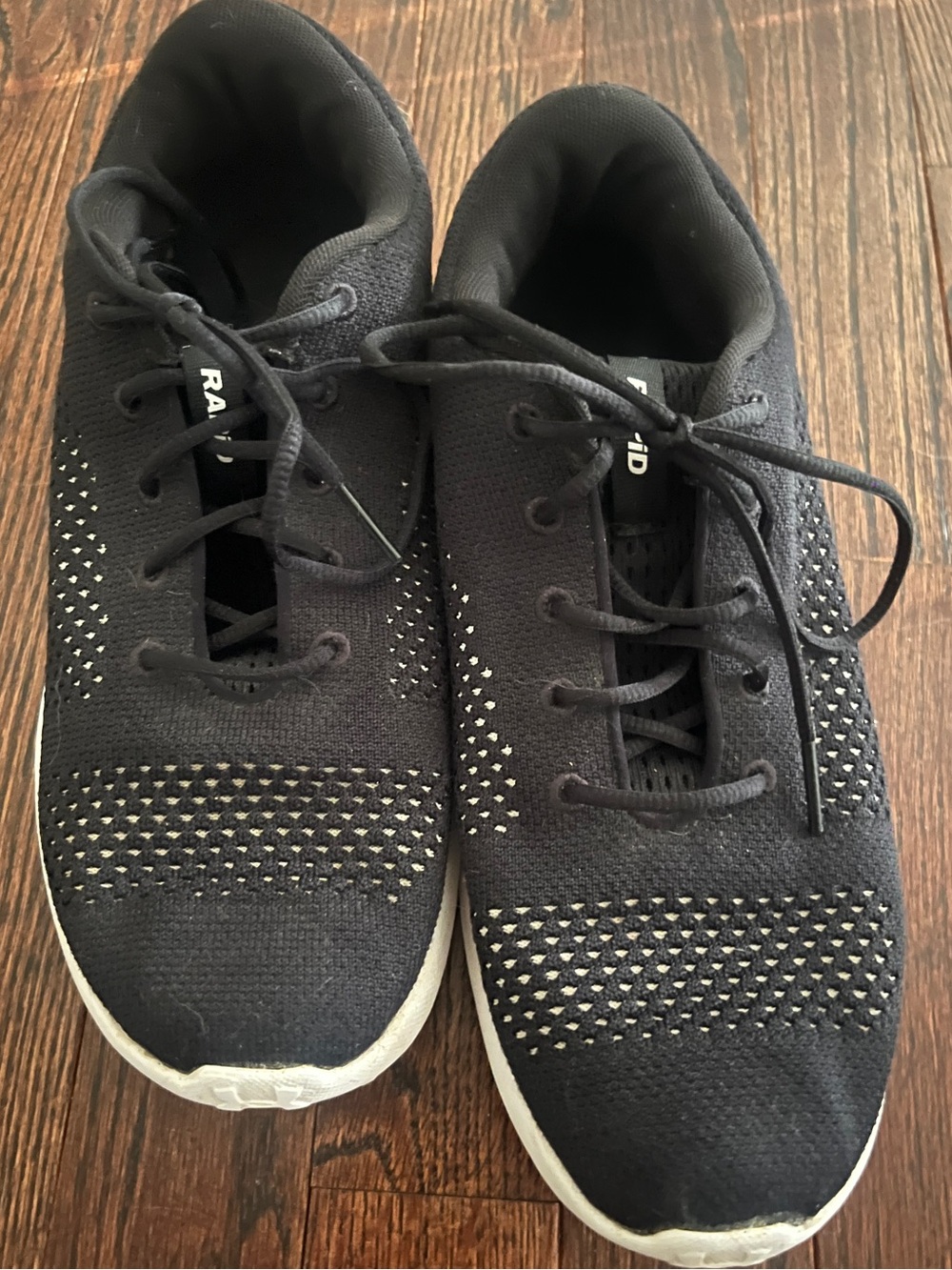 Under Armour Black Knit Men's Running Sneakers